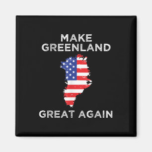 Trump Greenland Make Greenland Great Again Map Magnet