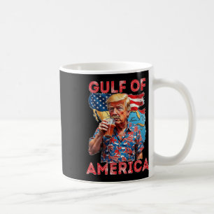 Trump Greeting From The Gulf Beach Of America Patr Coffee Mug
