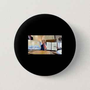 Trump Gulf Of Mexico Patriotic President Trump 6 Cm Round Badge
