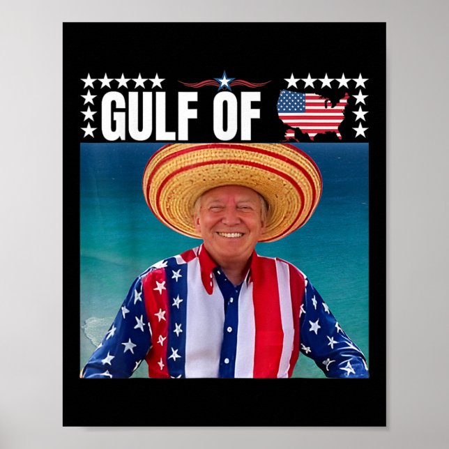 Trump Gulf Of United States Of America  Poster (Front)