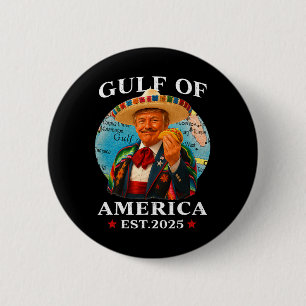Trump Gulf Of Usa America Since 2025 Mexico Trump 6 Cm Round Badge