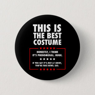 Trump Halloween Costume  6 Cm Round Badge