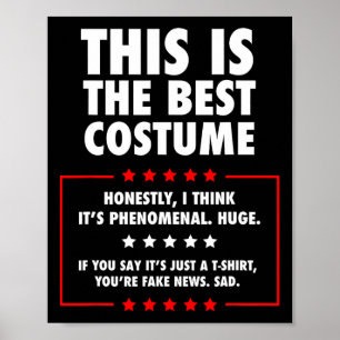 Trump Halloween Costume Poster