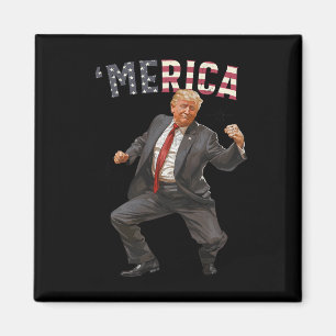 Trump Happy 4th Of July Trump American Flag Gifts Magnet
