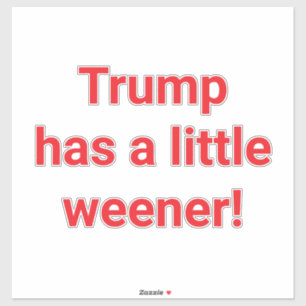 Trump has a little weener Hankamer Artjunkhaus Fun
