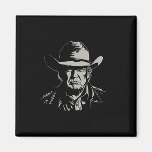 Trump Head Cowboy Usa 2024 Vote Election Us Maga 1 Magnet