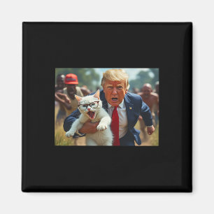 Trump Holding Cat Vote Trump Pets For Trump Vote P Magnet
