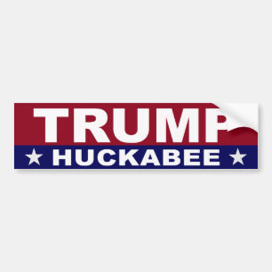 TRUMP HUCKABEE 2024 BUMPER STICKER