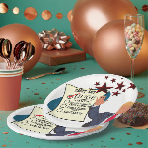 Trump HUGE Milestone Celebration Party Paper Plate