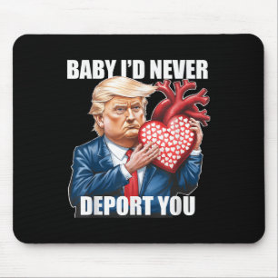 Trump Humour Baby I Would Never Deport You Funny Mouse Pad