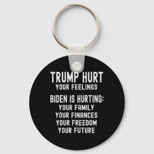Trump Hurt Your Feelings Trump 2024 Anti-biden Rep Key Ring