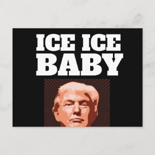 TRUMP ICE ICE BABY POSTCARDS