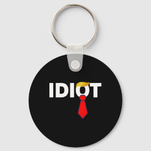 Trump Idiot Anti-trump Tariffs Protest Hands Off 2 Key Ring