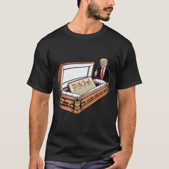 Trump ignores U. S. Constitution T-Shirt (Front)
