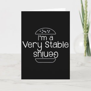 Trump I'm A Very Stable Genius And I Like Burgers Card