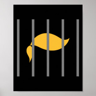 Trump Impeach Anti-trump Behind Bars Poster
