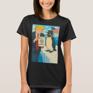 Trump Imposing Tariff On Penguin Anime Politics Me T-Shirt