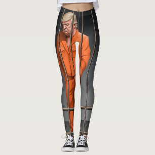 Trump in Jail All-Over-Print Leggings 
