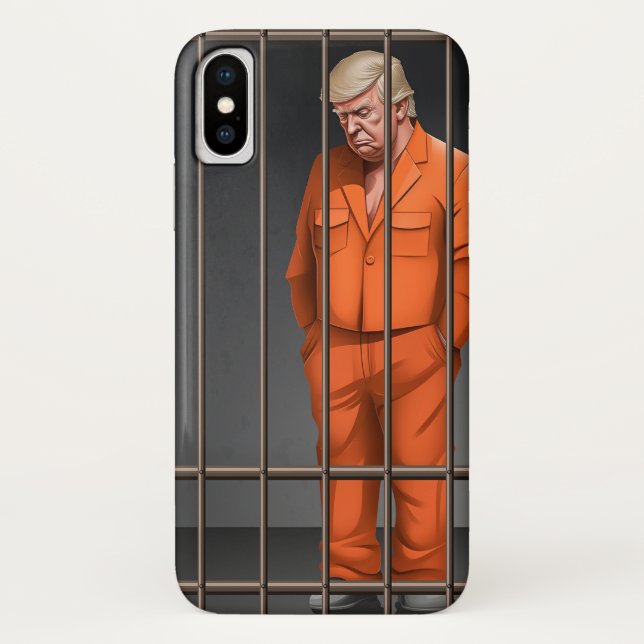 Trump in Jail Case-Mate Phone Case, Apple iPhone X Case (Back)
