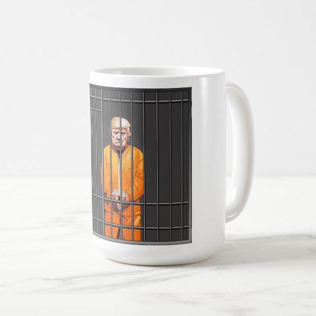 Trump in Jail Classic Mug, 15 oz  Coffee Mug (Front Right)