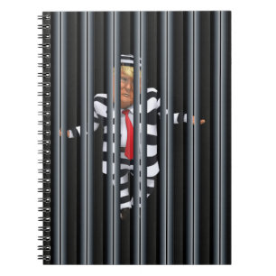 Trump in Prison Wear Notebook