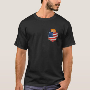 Trump In Your Pocket USA Election Trump For 2024 4 T-Shirt