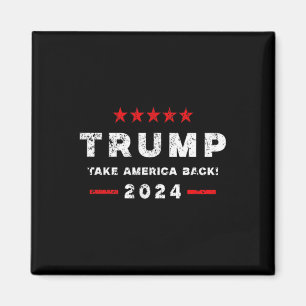 Trump Ination Attempt You Missed Twice 2 Sided  Magnet