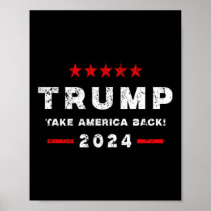 Trump Ination Attempt You Missed Twice 2 Sided Poster