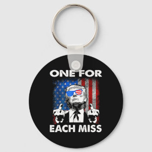 Trump Ination Attempt You Missed Twice One For Eac Key Ring