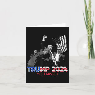 Trump Ination Bloody Ear Butler Trump Xou Missed Card