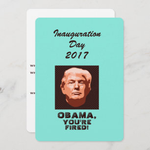 Trump Inauguration 2017 Custom Invitation