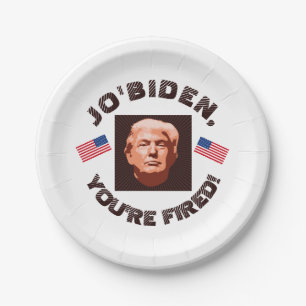 Trump Inauguration 2025 Custom Colour Paper Plate