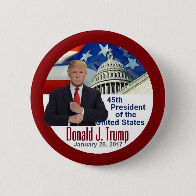 TRUMP Inauguration Button (Front)