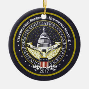 TRUMP Inauguration Ceramic Ornament