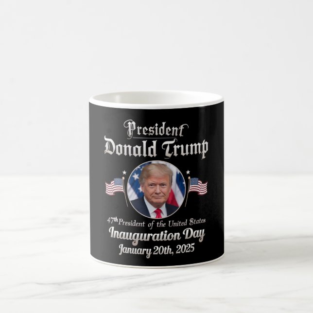 Trump Inauguration Day 2025 47th USA President Coffee Mug (Center)