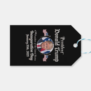 Trump Inauguration Day 2025 47th USA President Gift Tags