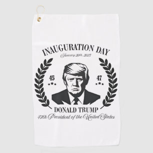 Trump Inauguration Day 2025 Proud Maga Golf Towel