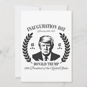 Trump Inauguration Day 2025 Proud Maga Holiday Card