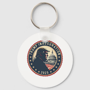 Trump Inauguration Day 2025 Proud Maga Key Ring