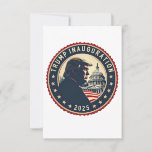 Trump Inauguration Day 2025 Proud Maga  Thank You Card
