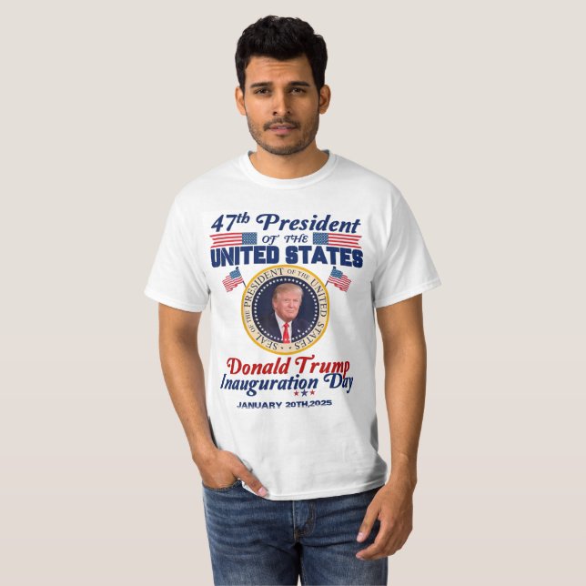 TRUMP Inauguration Day 2025 T-Shirt (Front Full)