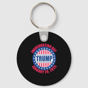 Trump Inauguration Day 2025 Usa Patriotic January  Key Ring