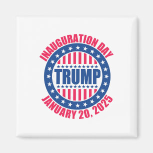 Trump Inauguration Day 2025 Usa Patriotic January Magnet