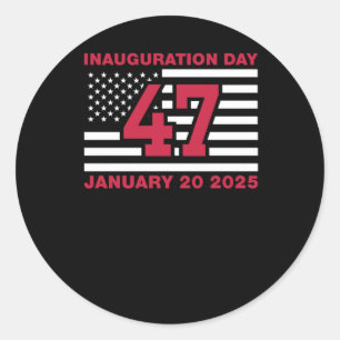Trump Inauguration Day 3 Classic Round Sticker