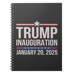 Trump inauguration Day January 2025 President Notebook
