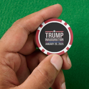 Trump inauguration Day January 2025 President Poker Chips