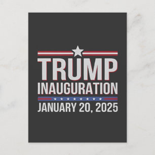 Trump inauguration Day January 2025 President Postcard