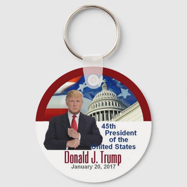 TRUMP Inauguration Keychain (Front)