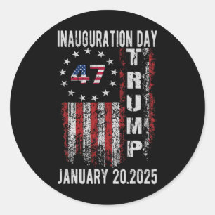 Trump Inauguration Shirt - Trump Inauguration Day Classic Round Sticker