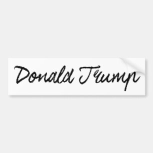 Trump Ink Autograph Bumper -.png Sticker